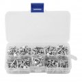 400pcs M3 Flat Head Aluminum Rivets Stud Screw Posts Nail Solid Rivet 4mm-16mm For Woodworking Industrial Household