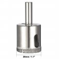 Uxcell 2pcs 28mm Diamond Drill Bit Hole Saw For Glass Tile Marble Fiberglass Ceramic Porcelain Bottles Pots Brick