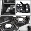 Black Housing Amber Corner Headlight Head Lamps Tool Kit Compatible With Gmc Sierra 1500 2500hd 3500 Hd 07-14
