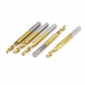 Uxcell 2 5mm Tip 1 8 Shank Tin-coated Carbide Micro Cnc Pcb Drill Bits 5pcs