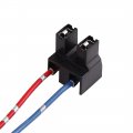 Uxcell Dc 12v H7 Car Light Socket Headlight Wire Harness Extension Female Adapter 2pcs