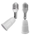 E26 E27 Standard Medium Light Socket Extender Adjuster W Vertical 90a Horizontal 360a 100v 250v Max 150w 4 5 Inch Extension 