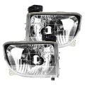 1 Pair Of Driver And Passenger Side Replacement For Toyota Tacoma 2001-2004 Chrome Housing Reflector Halogen 81150-04110