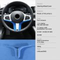 Betterhumz For Alcantara Car Steering Wheel Decoration Trim Sticker Bmw G20 M340i G28 G30 G32 G11 G12 G01 X3 G02 X4 G05 X5 X6