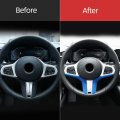 Betterhumz For Alcantara Car Steering Wheel Decoration Trim Sticker Bmw G20 M340i G28 G30 G32 G11 G12 G01 X3 G02 X4 G05 X5 X6