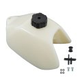 Motorcycle Plastic Fuel Tank W Cap 17510-hb2-770za Replacement For Trx70 Fourtrax 70 1986-1987