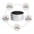 Uxcell Flexible Pipe Coupling 129mm Connector With Stainless Steel Hose Clamps Repair Clamp For Plastic And Metal Pipes