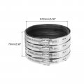 Uxcell Flexible Pipe Coupling 129mm Connector With Stainless Steel Hose Clamps Repair Clamp For Plastic And Metal Pipes