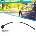 X Autohaux 4pcs 7p0907637 Car Front Disc Brake Pad Wear Sensor Indicators For Volkswagen Touareg 2011-2016