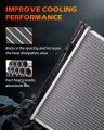 Ocpty Auto Parts Radiator Replacement For 2002-2006 Mini Cooper 1 6l