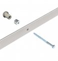 Diyhd Nickel Zinc Barn Door Track Spacers With Screws 5pcs Fit Brushed 