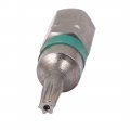 Uxcell 1 4 Hex Shank Magnetic T8 Torx Security Screwdriver Bit Gray 4pcs