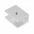 Uxcell Glass Shelf Bracket Aluminum Alloy Clamp Clip Holder Rectangle For 10-12mm Thickness 4pcs