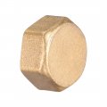 Uxcell G1 2 Pipe Fitting Cap Brass Hex Female Thread Hose Connector For Garden And Outdoor Water Pipes Nozzle Joints 4pcs