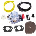 Carburetor Air Filter Gasket For Cim-s207 C1m S207 Replacement Fit String Trimmer Kit 