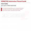 Vipmotoz Full Led Side View Mirror Puddle Lamps Lights Compatible With 2013-2014 Ford Mustang Left Right Pair Set Assembly