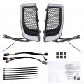 Motorcycle Fairing Lower Grills Turn Signals Running Light Replacement For Touring Road Glide Street Electra 2014-2020 