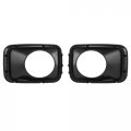 Kuafu Front Fog Light Bezel Pair Compatible With 2009 2010 2011 Honda Pilot Lamp Cover Trim Left Right Plastic Pp Replacement