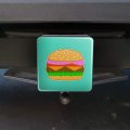 Simple Summer Hamburger Tow Trailer Hitch Cover Plug Insert