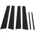 Black Pillar Posts B Replaces For 2007 Toyota Camry 2008 2009 2010 2011 6pcs Door Trim Kit 