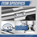 Auto Dynasty Pack Of 2 4 Inches Id Lap Joint Band Exhaust Muffler Seal Clamps Sleeve Universal Use For Od Slip Fit Pipe