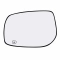 Driver Left Side Mirror Glass Assembly With Plastic Back Plate Heated Compatible 2009-2013 Toyota Corolla Matrix