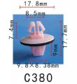 Autobahn88 Molding Clip Compatible With Toyota Lexus Es300 Oem 7539533030 Pack Of 20