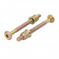 Aexit 10pcs Wooded Home Hardware Furniture Connecting Fitting M6x70mm Hex Socket Bolt W Insert Nut Model 77as451qo73