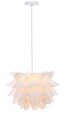 Safavieh Lighting Collection Contemporary Design White 17-inch Diameter 1-light Adjustable Hanging Pendant Light Fixture Led 