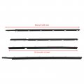 Topteng 4pcs Outer Weatherstrip Door Belt Seal For Toyota Land Cruiser Fj80 Fzj80 Hzj80 1990-1998 68210-60010 68160-60010