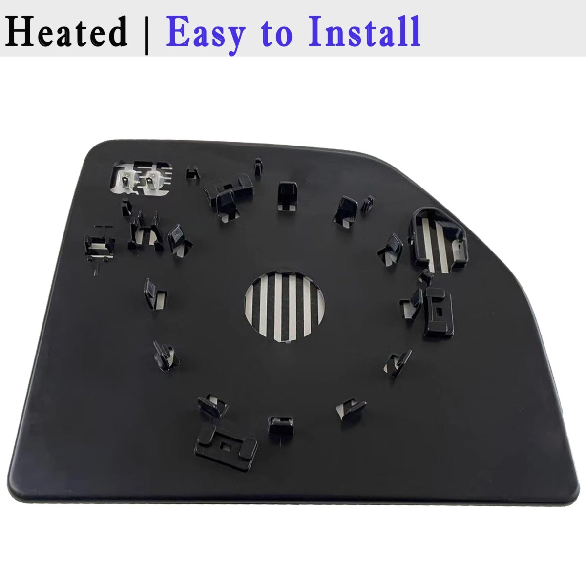 Driver Side Heated Upper Mirror Glass For 2015 2022 Ford F150 F250 F350 F450 F550 Super Duty Truck Left Towing Fl3z17k707t