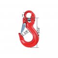 Anzio 1 4 X 50 Winch Cable Rope 7000 Lbs Rock Guard Sheath Hawse Fairlead Stopper Hoook Black Red Hook 3000lbs To 4000lbs