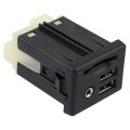 Center Console Auxiliary Jack Dual Usb Sd Card Port Adapter For Chevy Gmc Cadillac Escalade Esv Yukon Xl Sierra Silverado 1500 
