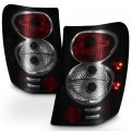Acanii For Black Smoke 1999-2004 Jeep Grand Cherokee Tail Lights W Led Side Marker Taillights Driver Passenger