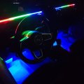 Genssi Flow Series Dash Led Lighting Interior Strip Kit Flexible 12v With Controller 6x 3 6ft App 