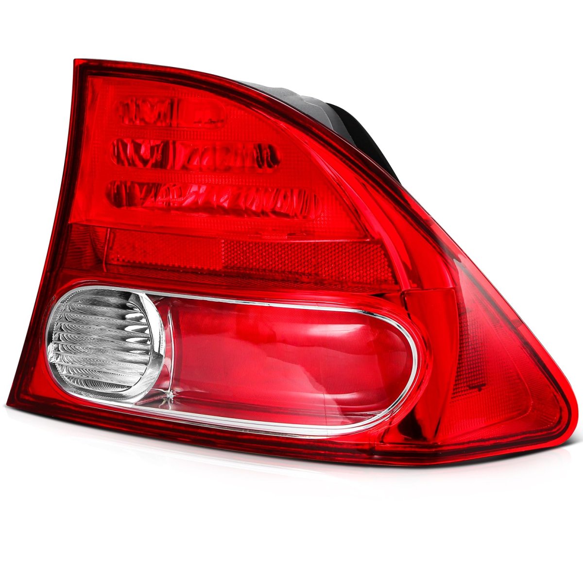 Taillight Assembly One Pair Replacement 2006-2008 For Honda Civic Sedan Bulbs Not Included