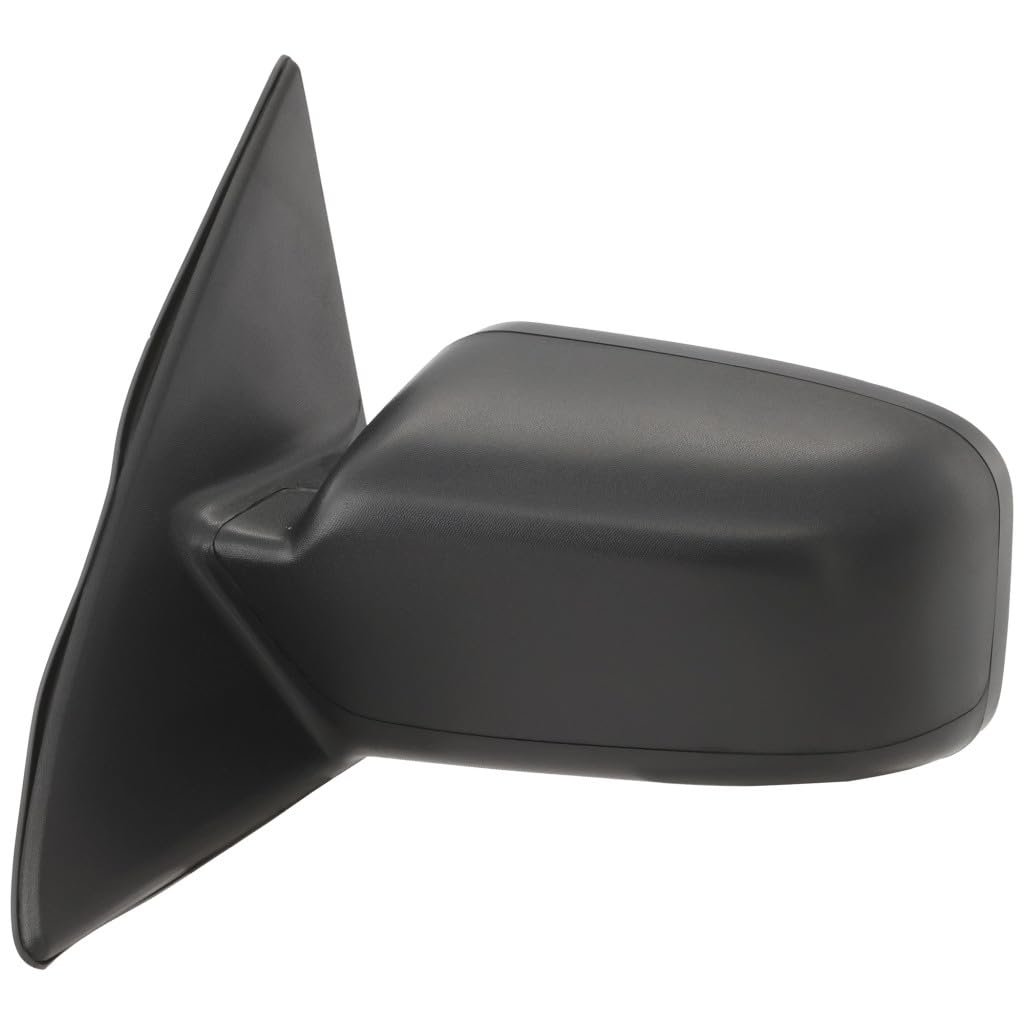 Ford Fusion 2011 2012 Door Mirror Driver Side Textured Black Power Heated Non-folding With Puddle Light Blind Spot Glass