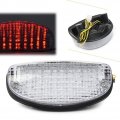 Mallofusa Motorcycle Led Tail Light Integrated Turn Signal Brake Taillight Compatible For Suzuki Gsx650f 2008-2009 Gs500f