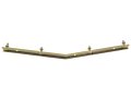 Bumper Cover Retainer Front Upper Center For 1980-1982 Corvette Includes Nuts 