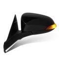 To1320358 Side Door Power Foild Mirror Cover With Heated Glass Signal Compatible Toyota Camry 2015 Driver Left Paint To Match