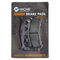Niche Front Left Brake Pad Set For Honda Pioneer 1000 5 06452-hl4-a01 06452-hl6-a01 06452-hl8-a11 Semi-metallic