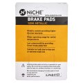 Niche Front Left Brake Pad Set For Honda Pioneer 1000 5 06452-hl4-a01 06452-hl6-a01 06452-hl8-a11 Semi-metallic