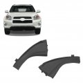 Front Wiper Side Cowl Extension Cover Black Professional Exquisite Appearance Dustproof 53866 42012 2pcs For Rav4 2006 To 2012
