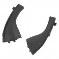 Front Wiper Side Cowl Extension Cover Black Professional Exquisite Appearance Dustproof 53866 42012 2pcs For Rav4 2006 To 2012