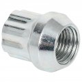 Ocpty M14x1 5 Chrome Lug Nuts 24 Pcs Open Wheel With 2 Socket Key 0 94 23mm Replacement For Buick Cadillac Chevroletd Gmc