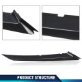 Front Bumper Grille Trim Molding For Toyota Camry Se Xse 2018 2019 2020 2021 2022 Gloss Black Pair