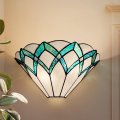 Artzone Tiffany Wall Sconces 13 Inches Vintage Style Stained Glass Light For Bedroom Bathroom Livingroom Corridor Stairway 