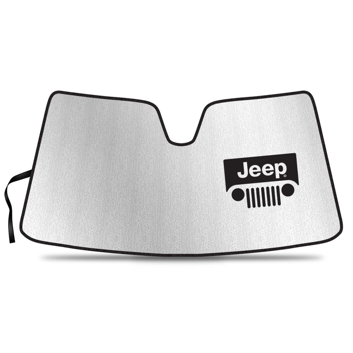 Custom Fit Silver Reflective Bubble Roll Up Auto Windshield Sun Shade For Jeep Compass 2017 To 2022 Uv Resistant Multi Layered