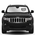 Custom Fit Silver Reflective Bubble Roll Up Auto Windshield Sun Shade For Jeep Compass 2017 To 2022 Uv Resistant Multi Layered