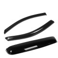 Ford Focus 2dr 2pcs Window Deflector Rain Guard 35 Inches Sun Roof Visor Dark Smoke 